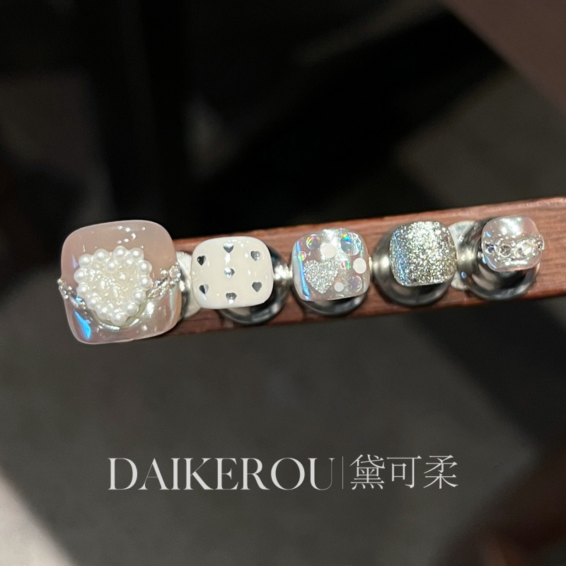 French-Style Foot Wear-On Nails 2026 New Model High-End Toenail Patches Stunning Handmade Toenail Wear-On Nail Art French-Style Foot Wear-On Nails 2026 New Model High-End Toenail Patches Stunning Handmade Toenail Wear-On Nail Art
