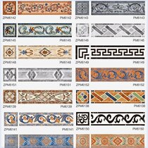 American antique brick edge waveguide living room floor tiles retro footing garden edge lines 150X600