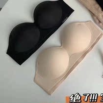 Removable without shoulder strap Shoulder Miracle Half Cup Underwear Without Marks for anti-fall Light Bra Women Underwear