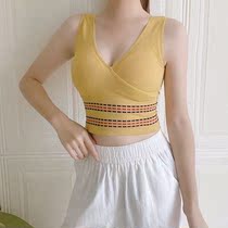 Harness Vest Woman With Chest Pad Smear Campaign Underwear Running Shockproof Fitness Yoga Beating Bottom Wrap Breast Bra