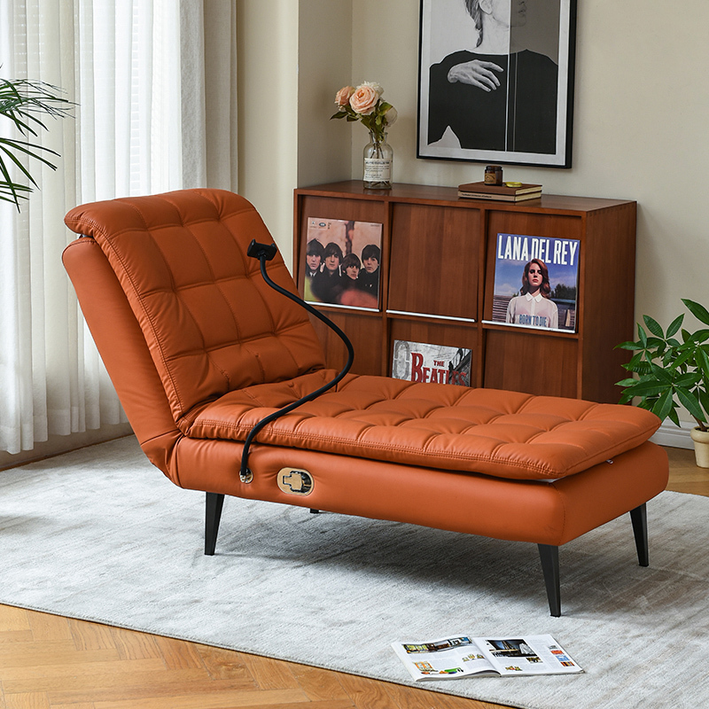 Chaise Lounge Sofa, Recliner Chair, Suitable for Small Living Rooms, Dual-Purpose Sofa Bed, Master Bedroom, Office Nap Recliner