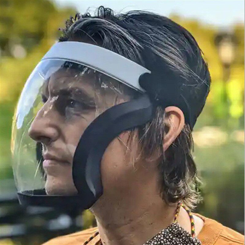 Airtight riding mask, windproof, sand-proof, splash-proof, rain-proof, full-face hood, sunscreen mask, dust-proof and transparent screen