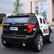 Police car baby boy electric car four-wheel remote control car can take a child baby carrier baby toy car can take a human car