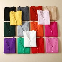 naizaiga 100 cashmere solid women standard cardigans open