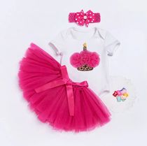 Newborn Birthday Baby Girl Clothes Sets Toddler Christening