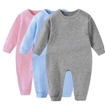 Soft Cotton Newborn Baby Rompers Full Sleeve Infant Boy