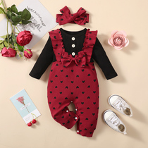 0-2-Year-Old Newborn Baby Girls Rompers Spring Autumn