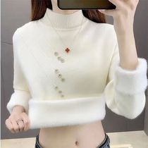 S-XL Fashion Winter Warmer Velvet Imitation Mink Fur