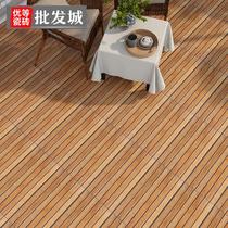 Outdoor non-slip imitation wood floor tiles balcony terrace outdoor garden yard wall courtyard floor tiles antique wood grain tiles