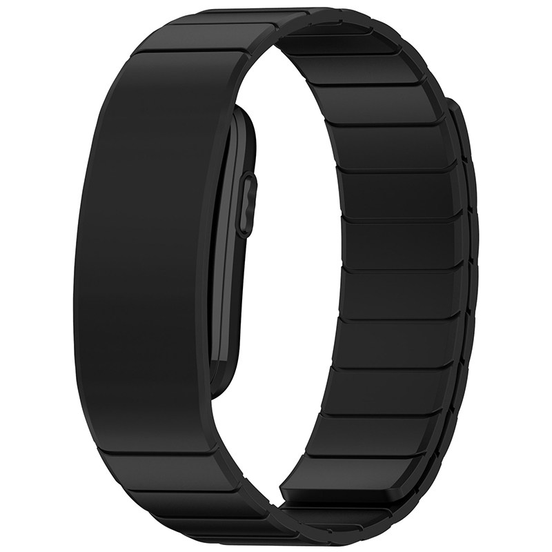 เหมาะสำหรับสายรัดข้อมือสมาร์ท Garmin Cirqa แบบแม่เหล็ก สายรัดข้อมือซิลิโคนกันน้ำสำหรับกีฬา Garmin Cirqa สายรัดข้อมือพิเศษ สำหรับนาฬิกาผู้ชาย ทดแทน หลากสีดำ สำหรับฤดูใบไม้ร่วงและฤดูหนาว