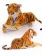 Plush Tiger Doll Pillow, Children's Birthday Gift, Cute Realistic Large White Tiger Stuffed Toy