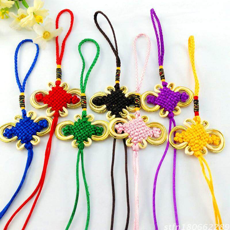 Wealthy Chinese Knot Chinese Knot Woven Trumpet Pendant Characteristic Chinese Style DIY Handicraft Home Lanyard