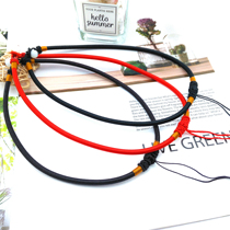 Fine knitting collar necklace rope original hand-woven boutique collar necklace rope clavicle chain womens pendant lanyard