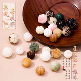 Белые четки бодхи, бусины, браслет из бусин