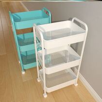 Trolley shelving minimalist modern trolley shelving kitchen floor multilayer removable snacks storage rack