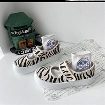 Mary Treasures Shoes Women 2021 Summer New Thick Bottom 100 Lap Pure Color Sails Shoes Light Comfort Light Mouth Little White Shoes