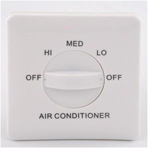 2021 fan coil central air conditioning mechanical thermostat 86 type liquid crystal speed wall air conditioning volume control three
