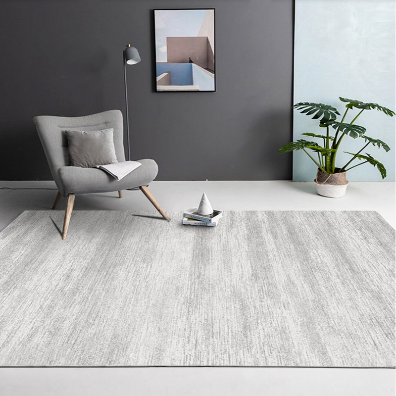 Nordic light luxury gray carpet living room sofa coffee table floor mat bedroom full of simple modern large carpet