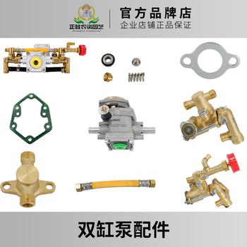 Double-Cylinder Plunger Pump Accessories Gasoline Engine Sprayer Pump Head High-Pressure Sprayer Repair Kit Backpack Motorized Sprayer