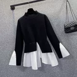 Модный весенний осенний комплект, дизайнерская рубашка, большой размер, 2023, тренд сезона