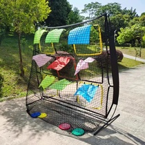 5-foot nine-square grid frisbee net training net pitcher practice frisbee net target practice net rebound net