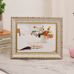 American-Style Simple Photo Frame, 6781012inch A45 Laminated Family Portrait, Wedding Photo, Group Photo, Extra Printed Photos, Rectangular