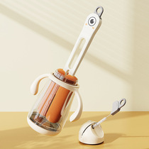 Cup washing artifact cleaning brush three-in-one cup brush long handle no dead ends baby bottle water cup cup cover silicone brush