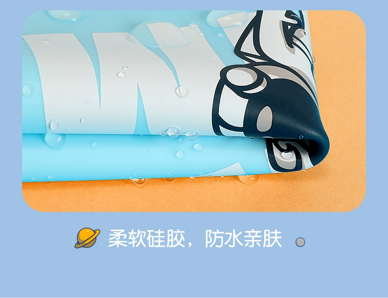 Mũ bơi trẻ em Mizuno cho bé gái và bé trai chống nước, không co giãn, bảo vệ tai hoạt hình dễ thương, mũ bơi silicon chuyên nghiệp mũ kính bơi nón bơi view