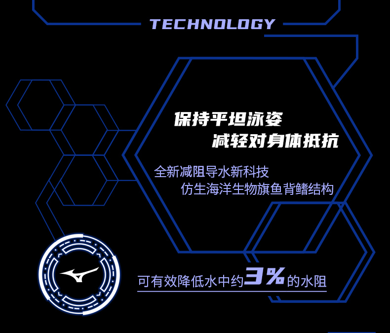 美津浓 女士 专业竞速泳装 图5