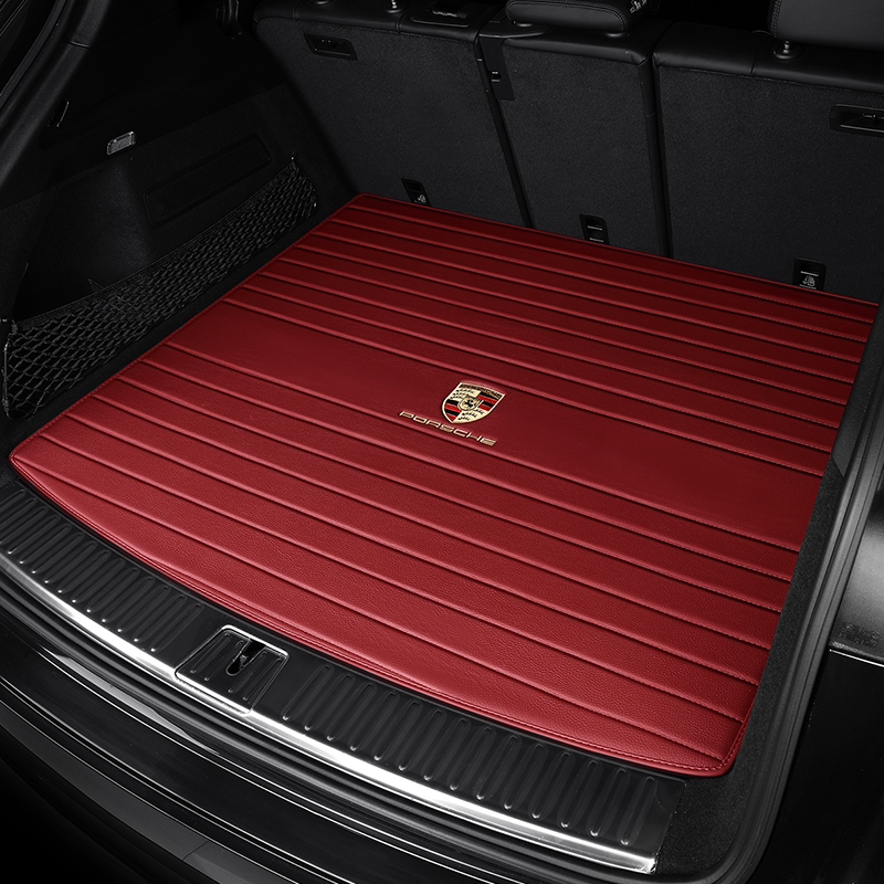 Porsche Cayenne Trunk Mat Macan Panamera Taycan Full Coverage 718 Dedicated Trunk Mat