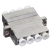 Kaidaguang LC quadruple metal fiber optic adapter flange adapter fiber optic coupler zinc alloy fiber optic flange