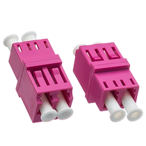 Kaidaguang LC-OM4 dual fiber optic high and low adapter 10G flange adapter dual-core fiber coupler flange connector flange flange head