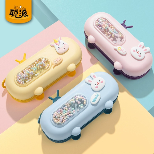 Креативная машина для пузырьков, пенал, сумка для школьников, высококачественный вместительный и большой комплект, милая настольная система хранения для детского сада, популярно в интернете