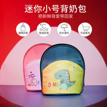 Breastfeeding baby mom to work with milk artifacts with milk mini-ice pack breast milk insulation bag dry and wet separation