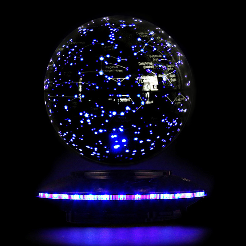 Maglev globe luminous rotation ornaments office desktop study living room home decoration creative gift
