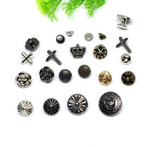 Spot Alloy Studs Gift Box Crown Decoration Bags Shoes Clothing DYI Cross Rivet Accessories