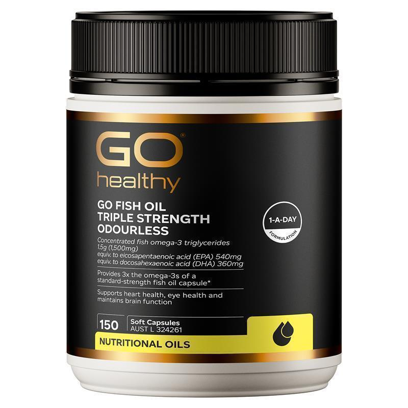 【澳洲直邮】GOHEALTHY 高之源三倍鱼油软胶囊150粒