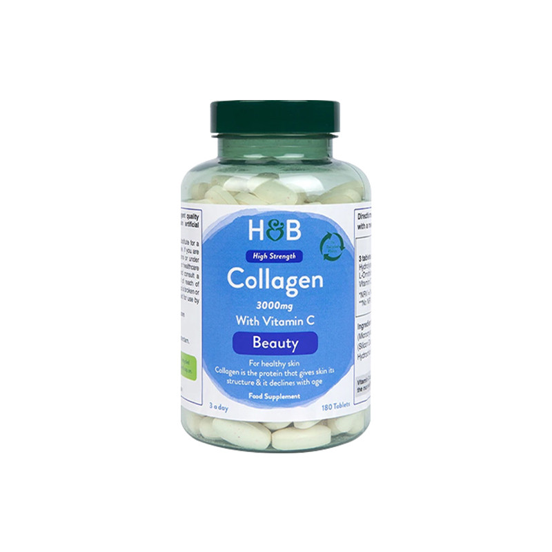 HOLLAND BARRETT/荷柏瑞 胶原蛋白片 180粒/瓶