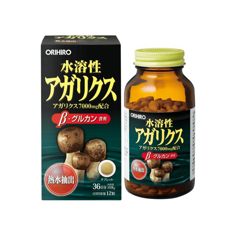 日本 ORIHIRO 姬松茸提取物 432粒 &beta;-葡聚糖