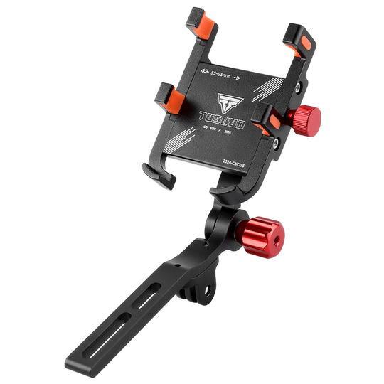 塔斯队长自行车手机延伸支架骑行一体架骑行专用铝合金手机架防震