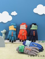 Japan JULIPET Childrens gloves winter gush thickened male and female students bicycling waterproof and playing snow gloves anti-chill