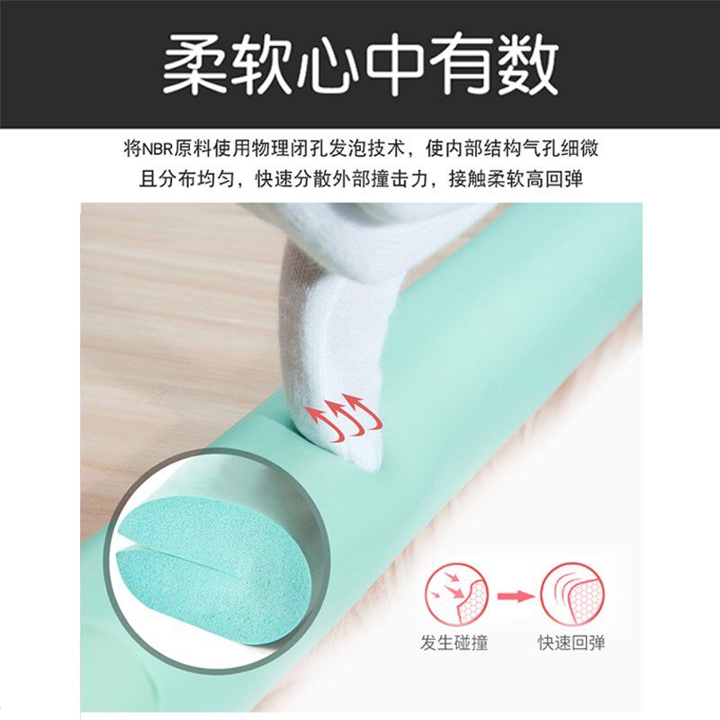 Anti-collision side strip glue home wall anti-knock corner bump corner bag soft bag children's table child protection free corner bump protection bump wall sticker protection