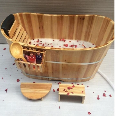 Новая копченая ванна для взрослых взрослой пот для парированной деревянной бочо