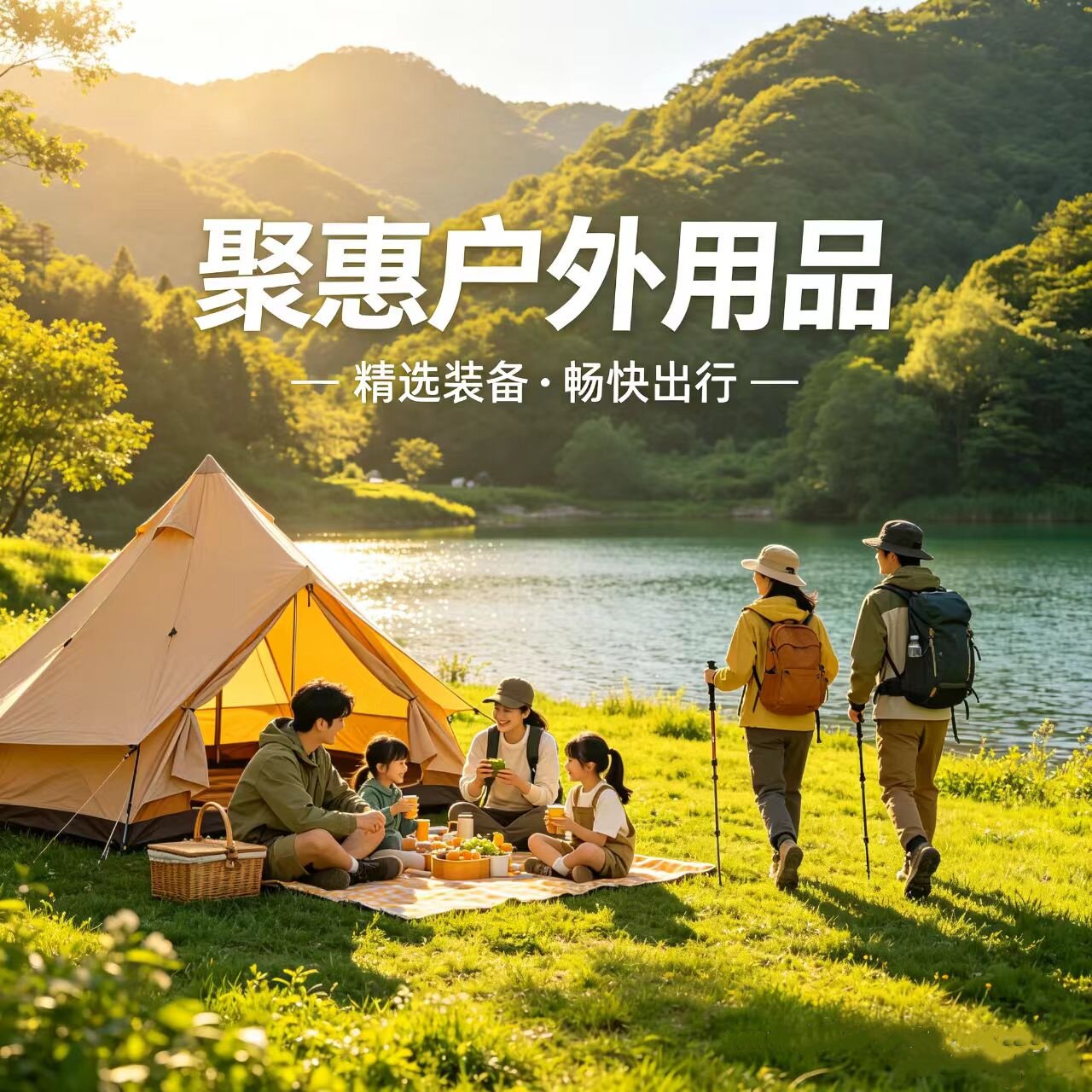聚惠户外用品的LOGO