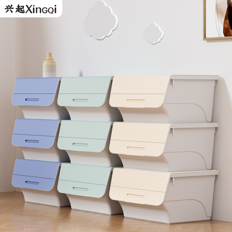 The Popularization of Household Front-Opening Flip-Top Snack Storage Boxes, Book and Clothing Storage Boxes, and Children's Toy Storage Boxes