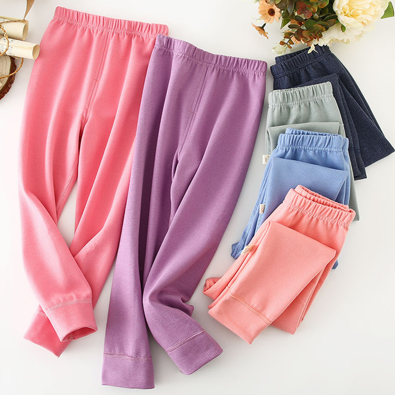 Zhongda girls' long johns autumn and winter children's boneless leggings thickened inner wear boys' German velvet cotton wool pants warm underpants