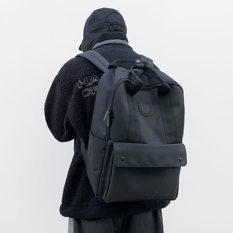 Simple street Oxford cloth backpack women's leisure computer travel backpack men's trendy college students schoolbag fashion trendy