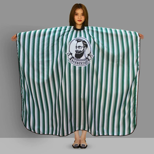 Накидка для стрижки волос, высококлассный парикмахерский фартук, делается под заказ, с печатью вашего логотипа