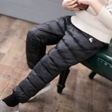 Детские зимние штаны с пухом для мальчиков, подходит для подростков, 9 лет