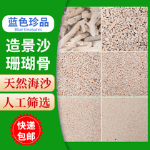 Blue treasures sea tank landscaping coral sand sea sand Philippine sand natural fish tank bottom sand sea sand coral bone stone